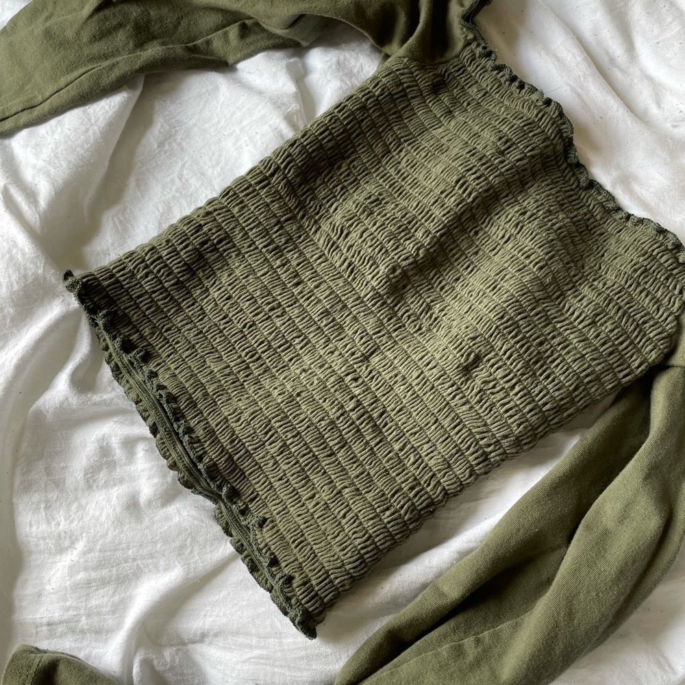 Hollister long sleeve off the shoulder top